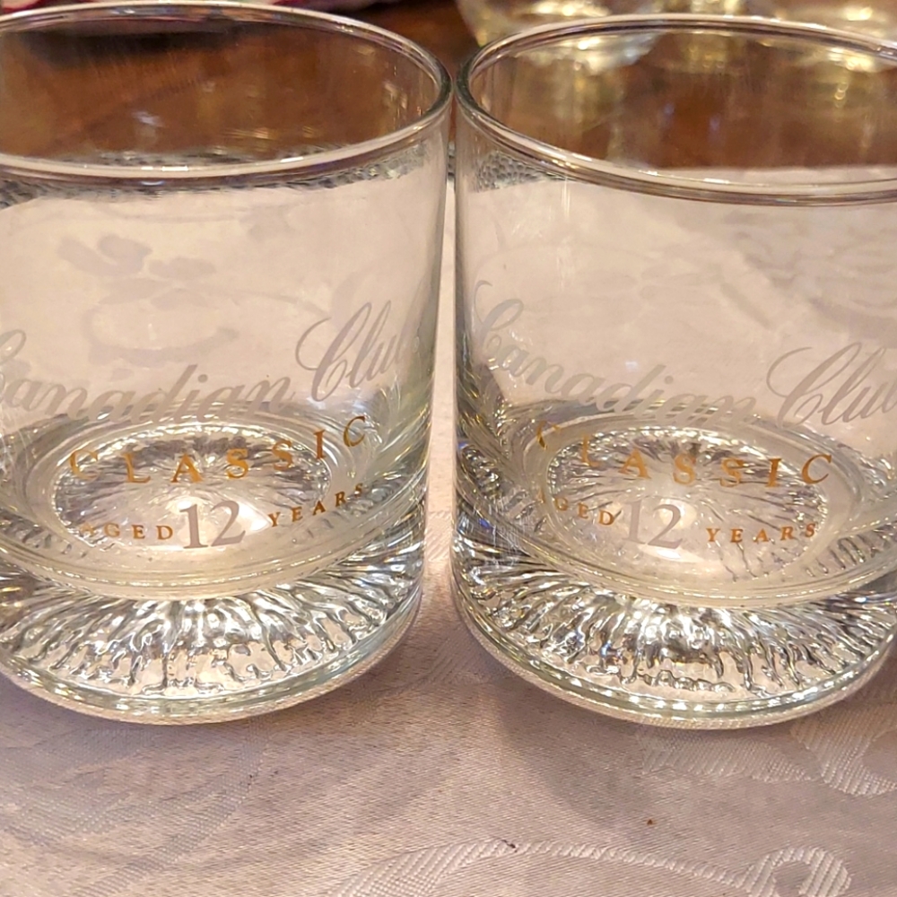 Canadian Club glasses